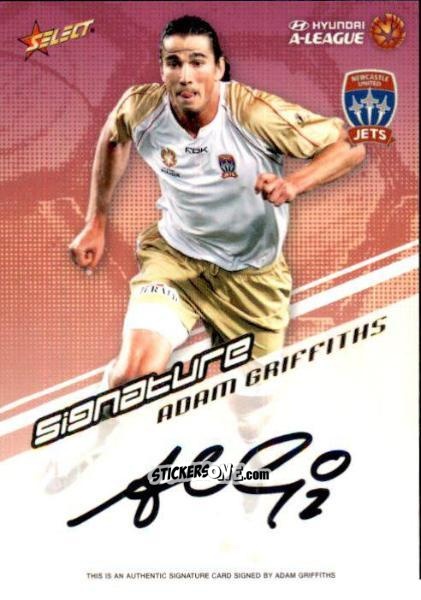 Cromo Adam Griffiths - Hyundai A-League 2008-2009 n. A4 - Select