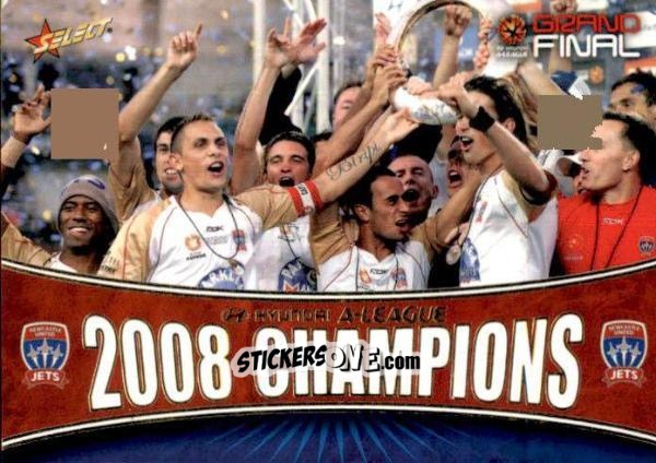 Sticker Newcastle Jets - Champions 2008