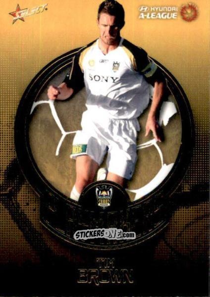 Cromo Tim Brown - Hyundai A-League 2008-2009 n. PM15 - Select