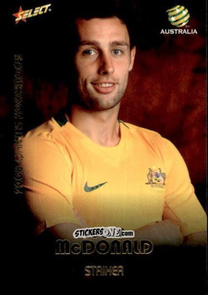 Figurina McDonald - Hyundai A-League 2008-2009 n. SR10 - Select