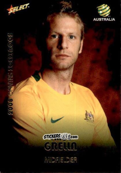 Cromo Vince Grella - Hyundai A-League 2008-2009 n. SR18 - Select