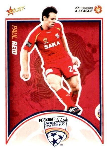 Cromo Paul Reid - Hyundai A-League 2009-2010 n. 14 - Select