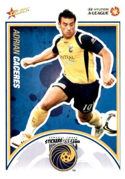 Cromo Adrian Caceres - Hyundai A-League 2009-2010 n. 30 - Select
