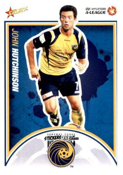 Cromo John Hutchinson - Hyundai A-League 2009-2010 n. 34 - Select