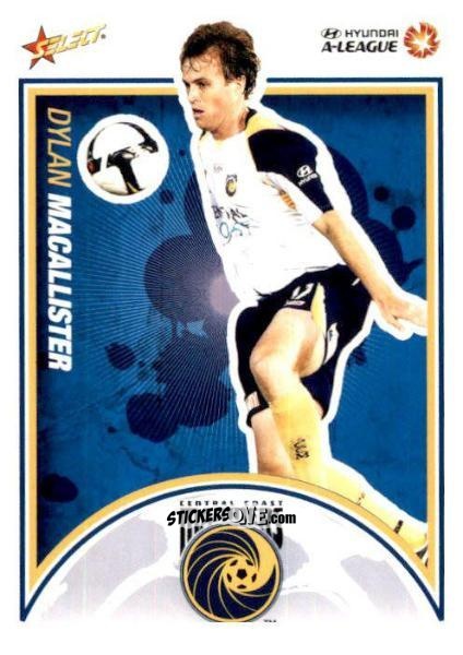 Cromo Dylan Macallister - Hyundai A-League 2009-2010 n. 35 - Select