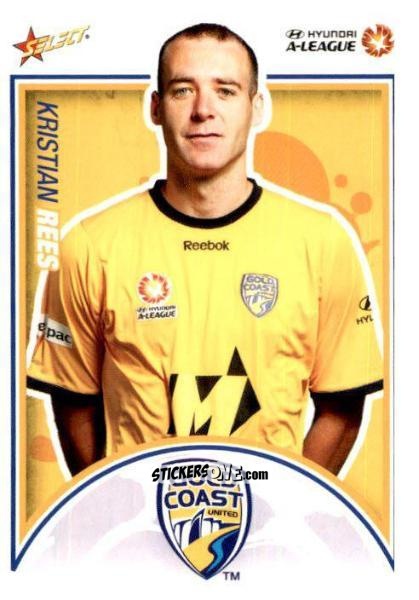 Cromo Kristian Rees - Hyundai A-League 2009-2010 n. 44 - Select