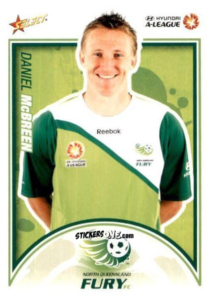Figurina Daniel McBreen - Hyundai A-League 2009-2010 n. 79 - Select