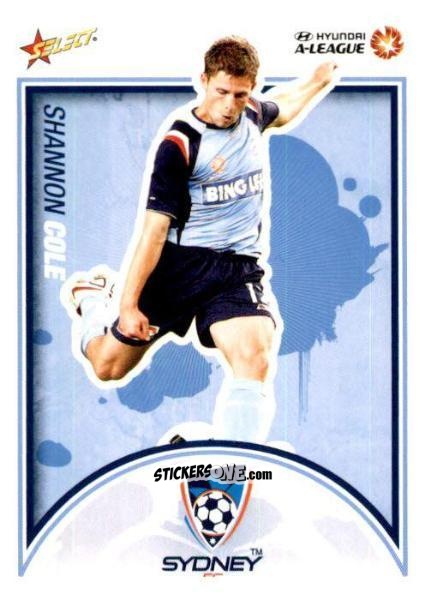 Cromo Shannon Cole - Hyundai A-League 2009-2010 n. 104 - Select