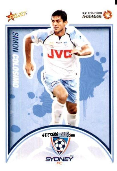 Cromo Simon Colosimo - Hyundai A-League 2009-2010 n. 105 - Select