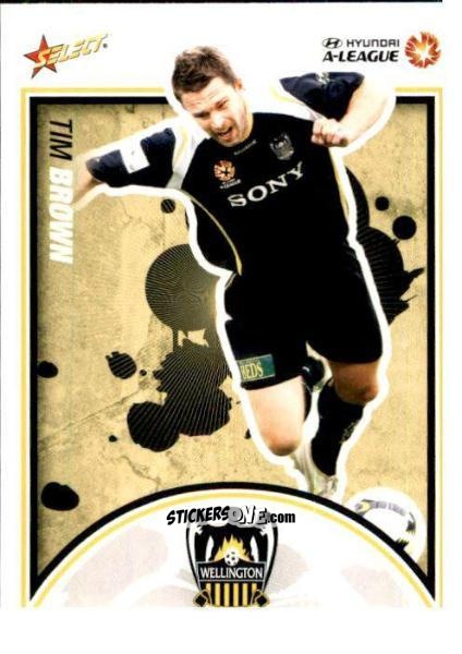 Cromo Tim Brown - Hyundai A-League 2009-2010 n. 112 - Select