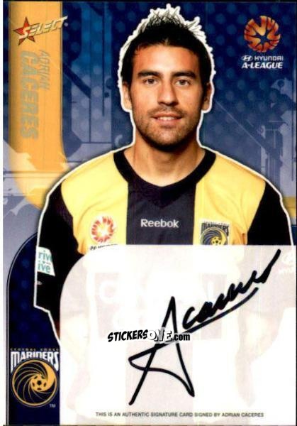 Cromo Adrian Caceres - Hyundai A-League 2009-2010 n. SC3 - Select
