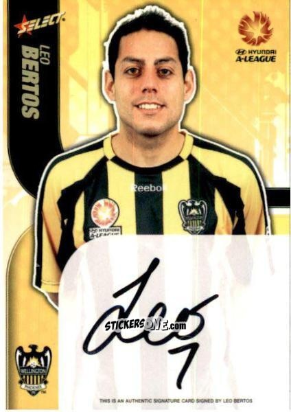 Sticker Leo Bertos - Hyundai A-League 2009-2010 n. SC10 - Select