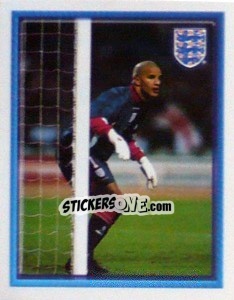 Figurina David James (vs Mexico Friendly) - England 1998 n. 47 - Merlin