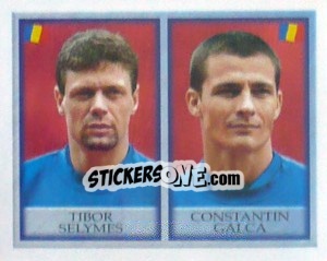 Figurina Tibor Selymes / Constantin Galca - England 1998 n. 281 - Merlin