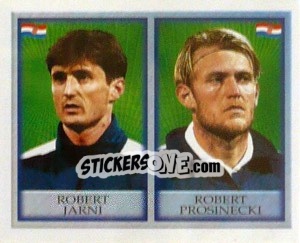 Figurina Robert Jarni / Robert Prosinecki - England 1998 n. 306 - Merlin