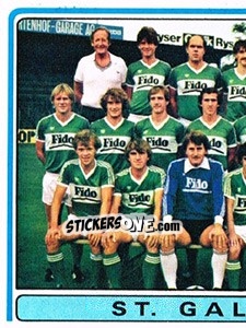 Cromo Team Photo (puzzle 1) - Football Switzerland 1982-1983 n. 151 - Panini