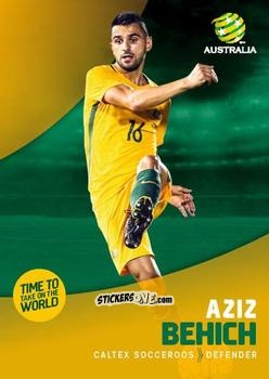 Cromo Aziz Behich - Football Australia Trading Cards 2017-2018 n. 2 - Tap'N'Play