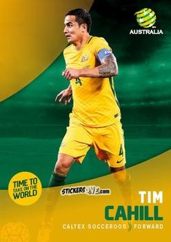 Sticker Tim Cahill - Football Australia Trading Cards 2017-2018 n. 3 - Tap'N'Play