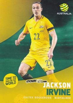Cromo Jackson Irvine - Football Australia Trading Cards 2017-2018 n. 5 - Tap'N'Play