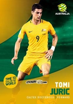Sticker Tomi Juric - Football Australia Trading Cards 2017-2018 n. 7 - Tap'N'Play