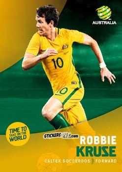 Sticker Robbie Kruse - Football Australia Trading Cards 2017-2018 n. 9 - Tap'N'Play