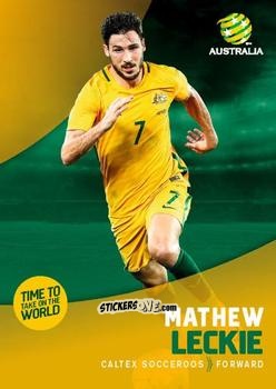 Figurina Mathew Leckie - Football Australia Trading Cards 2017-2018 n. 11 - Tap'N'Play