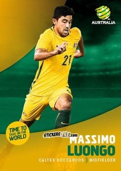 Sticker Massimo Luongo - Football Australia Trading Cards 2017-2018 n. 12 - Tap'N'Play