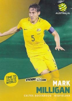 Figurina Mark Milligan - Football Australia Trading Cards 2017-2018 n. 13 - Tap'N'Play
