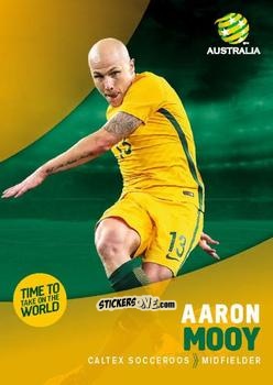 Figurina Aaron Mooy - Football Australia Trading Cards 2017-2018 n. 14 - Tap'N'Play