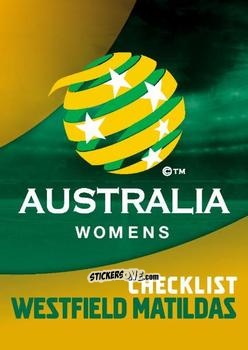 Sticker Westfeild Matildas - Football Australia Trading Cards 2017-2018 n. 21 - Tap'N'Play