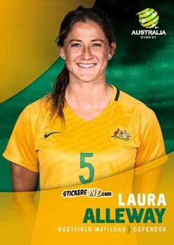 Cromo Laura Alleway - Football Australia Trading Cards 2017-2018 n. 22 - Tap'N'Play