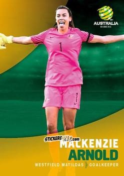 Figurina Mackenzie Arnold - Football Australia Trading Cards 2017-2018 n. 23 - Tap'N'Play