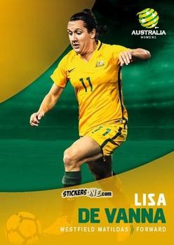 Cromo Lisa De Vanna - Football Australia Trading Cards 2017-2018 n. 28 - Tap'N'Play