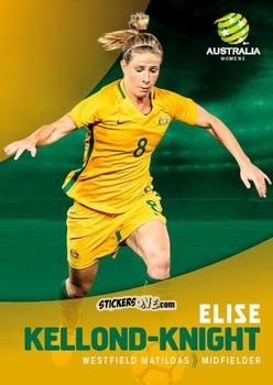 Cromo Elise Kellond-Knight - Football Australia Trading Cards 2017-2018 n. 32 - Tap'N'Play