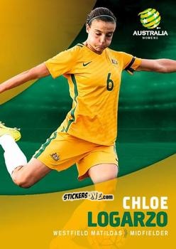 Figurina Chloe Logarzo - Football Australia Trading Cards 2017-2018 n. 35 - Tap'N'Play