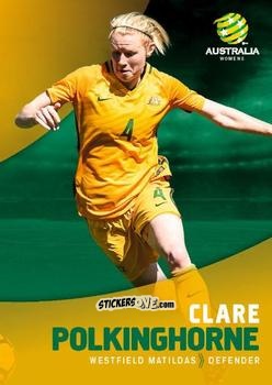 Cromo Clare Polkinghorne - Football Australia Trading Cards 2017-2018 n. 36 - Tap'N'Play