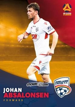 Sticker Johan Absalonsen - Football Australia Trading Cards 2017-2018 n. 41 - Tap'N'Play