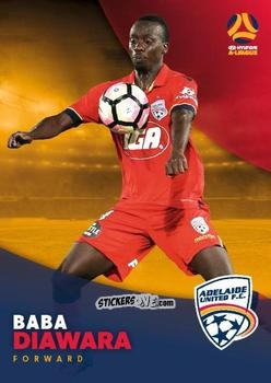 Sticker Baba Diawara - Football Australia Trading Cards 2017-2018 n. 44 - Tap'N'Play