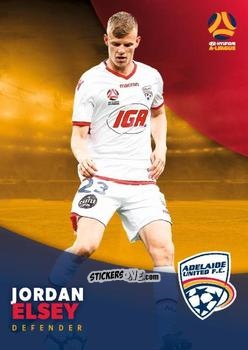 Sticker Jordan Elsey - Football Australia Trading Cards 2017-2018 n. 45 - Tap'N'Play