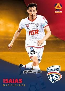 Sticker Isaías - Football Australia Trading Cards 2017-2018 n. 48 - Tap'N'Play
