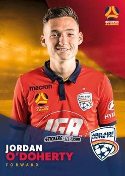 Sticker Jordan O'Doherty - Football Australia Trading Cards 2017-2018 n. 55 - Tap'N'Play