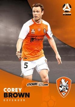Figurina Corey Brown - Football Australia Trading Cards 2017-2018 n. 58 - Tap'N'Play