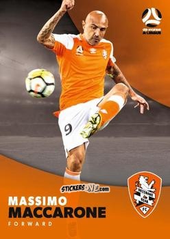 Figurina Massimo Maccarone - Football Australia Trading Cards 2017-2018 n. 66 - Tap'N'Play