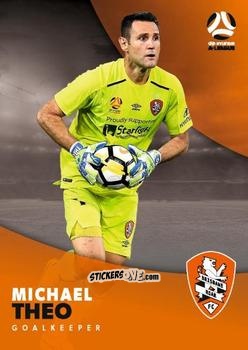 Sticker Michael Theo - Football Australia Trading Cards 2017-2018 n. 71 - Tap'N'Play