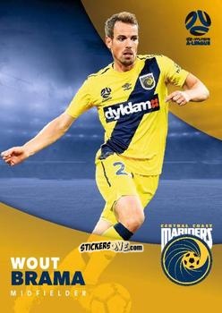 Sticker Wout Brama - Football Australia Trading Cards 2017-2018 n. 77 - Tap'N'Play