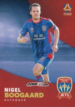 Cromo Nigel Boogaard - Football Australia Trading Cards 2017-2018 n. 121 - Tap'N'Play