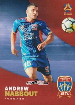 Cromo Andrew Nabbout - Football Australia Trading Cards 2017-2018 n. 130 - Tap'N'Play