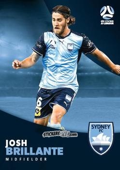 Sticker Josh Brillante - Football Australia Trading Cards 2017-2018 n. 154 - Tap'N'Play