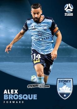 Sticker Alex Brosque - Football Australia Trading Cards 2017-2018 n. 155 - Tap'N'Play