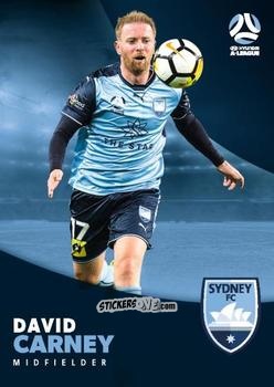 Cromo David Carney - Football Australia Trading Cards 2017-2018 n. 158 - Tap'N'Play